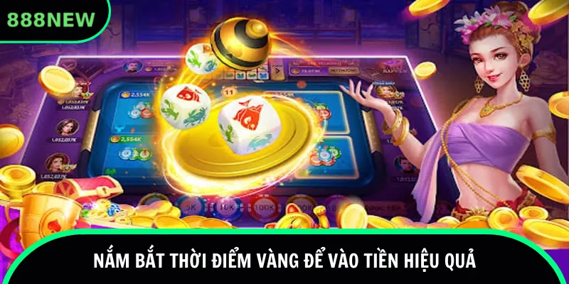 Nắm bắt thời điểm vàng để vào tiền hiệu quả